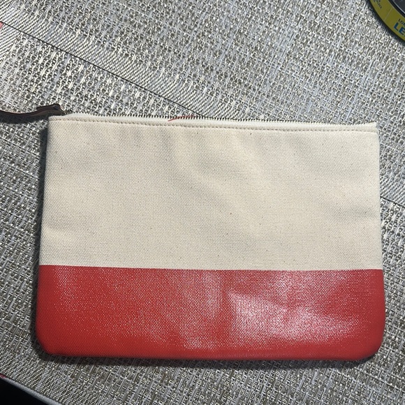 Kate Spade Red and Cream Pouch - Picture 2 of 3